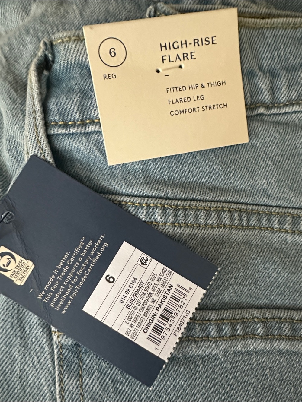 Universal Thread Light Wash High Rise Flare Jeans - Picture 7 of 7